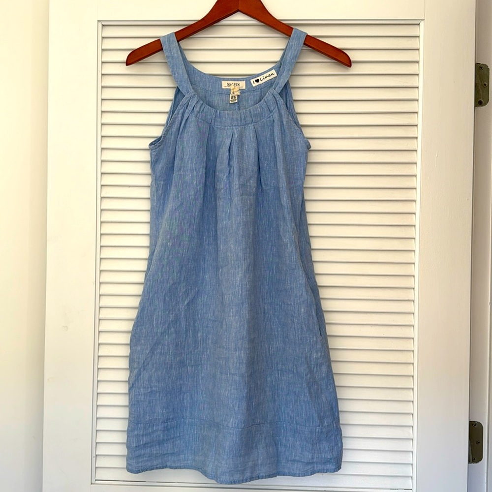 Malvin linen dress.